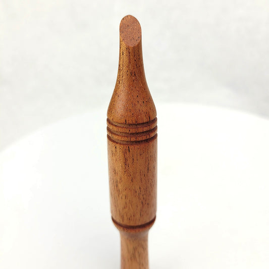 Hand Turned Mahogany Scraper and Tamper Combo D3