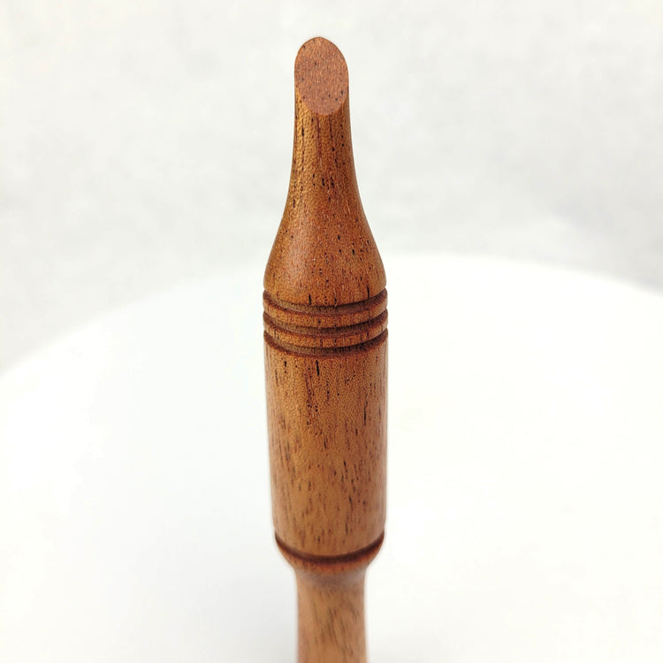 Hand Turned Mahogany Scraper and Tamper Combo D3