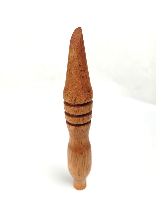 Hand Turned Mahogany Scraper and Tamper Combo D2