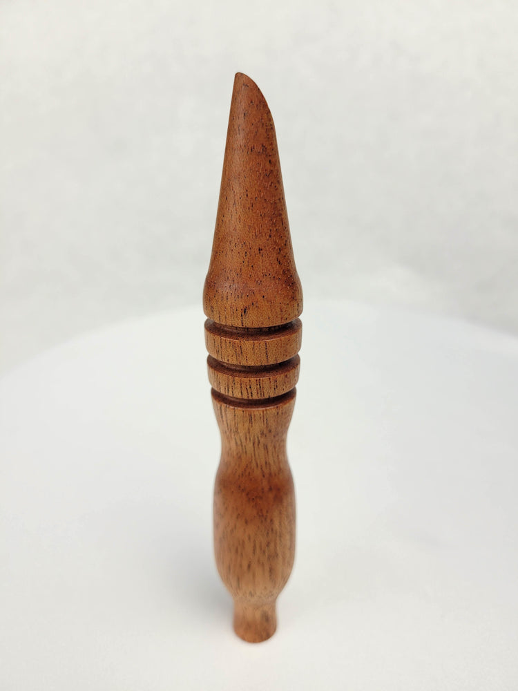 Hand Turned Mahogany Scraper and Tamper Combo D2