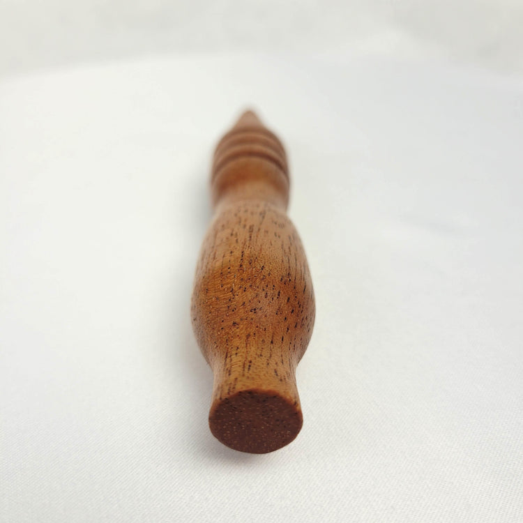 Hand Turned Mahogany Scraper and Tamper Combo D2
