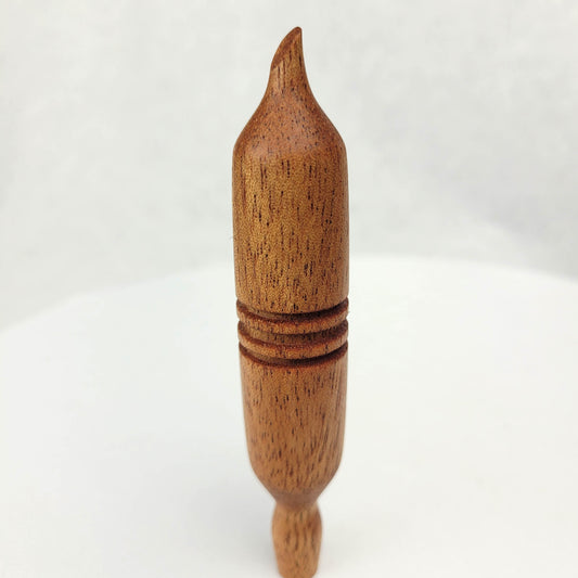 Hand Turned Mahogany Scraper and Tamper Combo D4