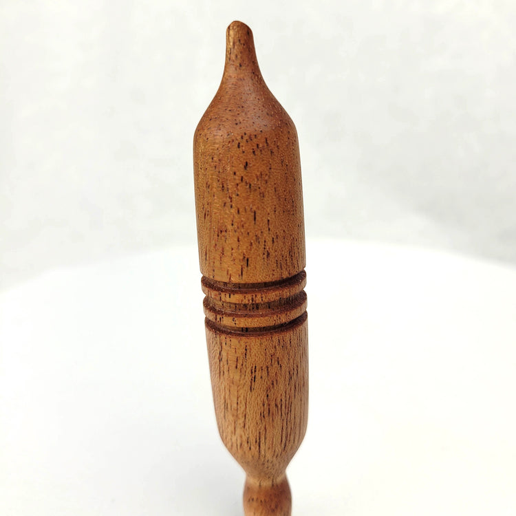 Hand Turned Mahogany Scraper and Tamper Combo D4