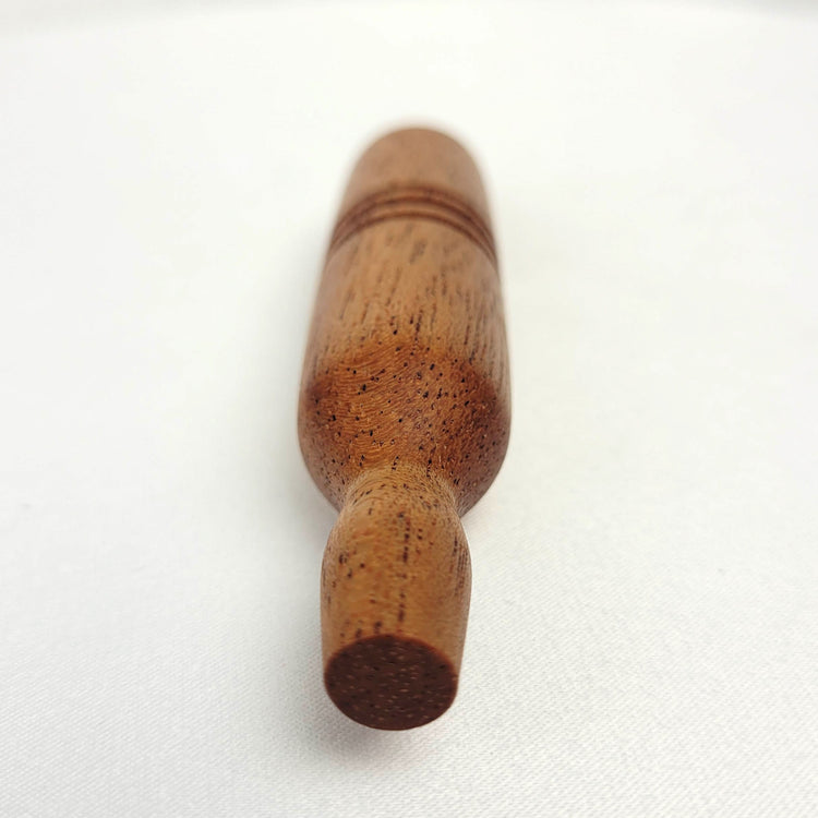 Hand Turned Mahogany Scraper and Tamper Combo D4