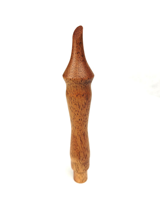 Hand Turned Mahogany Scraper and Tamper Combo D1