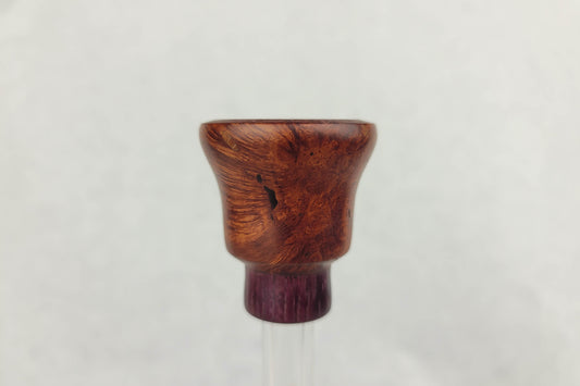 Briarwood Water Pipe Slider with Purpleheart Base