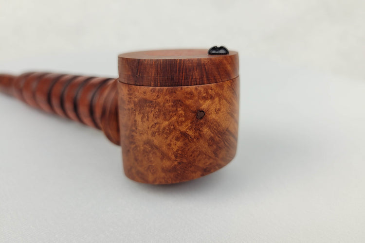 Deep Orange/Red Matching Pipes with Caps and Tamper Kit