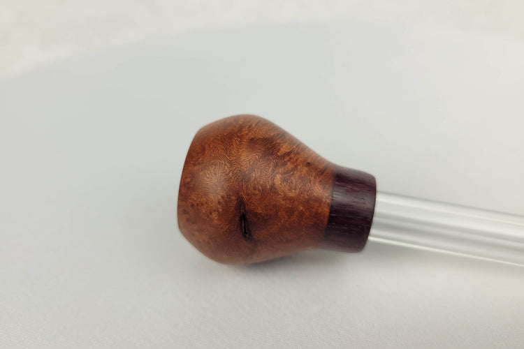 Purpleheart Slider and Two Round Hoppers Smoking Kit