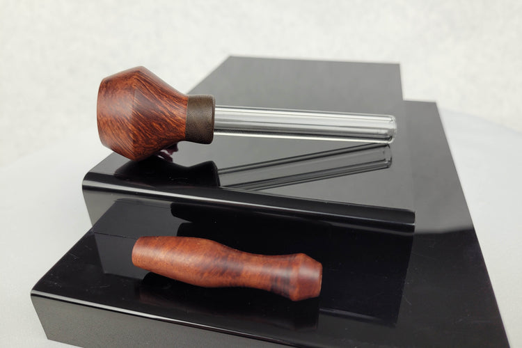 Walnut Slider and Round Hopper Smoking Kit