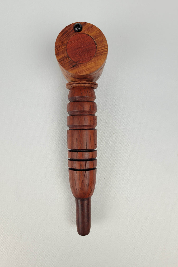 Briarwood Smoking Pipe with a Red Padauk Center