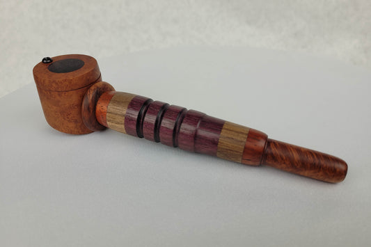 Briarwood Smoking Pipe with Combined Hardwood Center