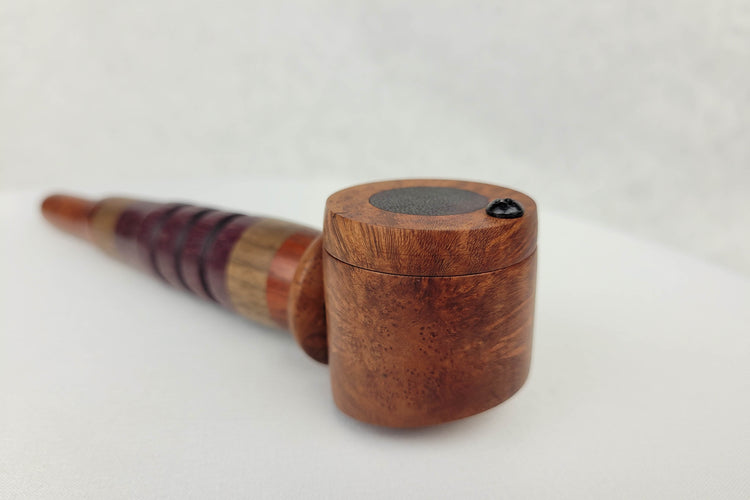 Briarwood Smoking Pipe with Combined Hardwood Center