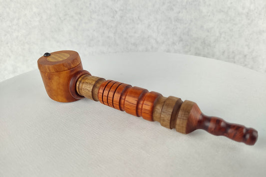 Briarwood Smoking Pipe with Combined Hardwood Center