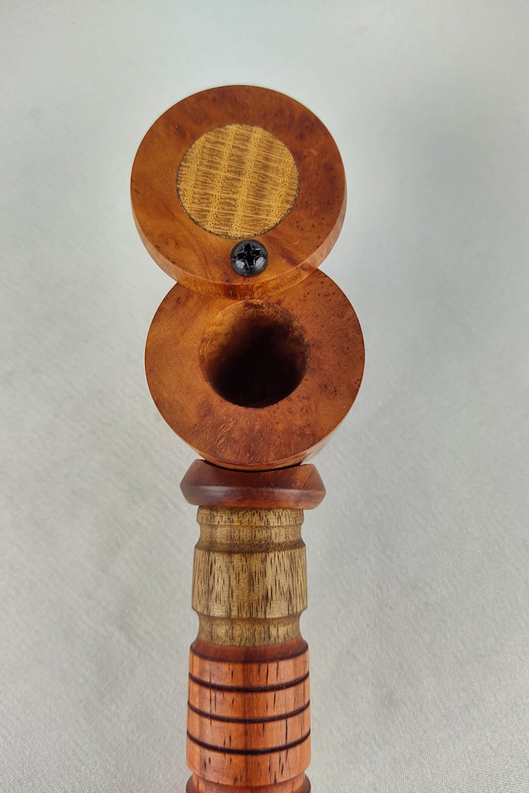 Briarwood Smoking Pipe with Combined Hardwood Center