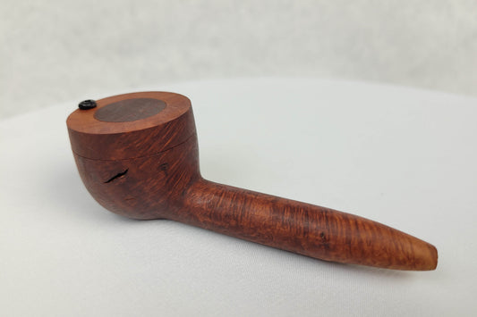 Briarwood Smoking Pipe with Padauk Inlayed Cap