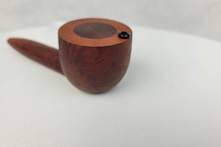 Briarwood Smoking Pipe with Padauk Inlayed Cap