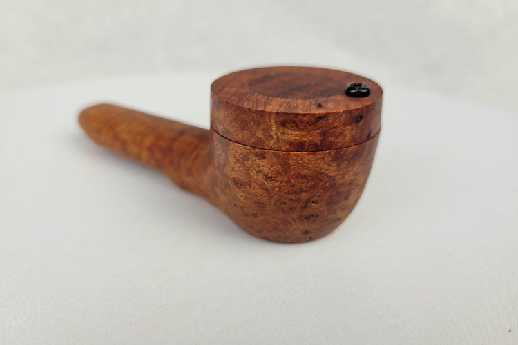 Briarwood Trail Pipe with a Longer Stem and Padauk Inlayed Cap