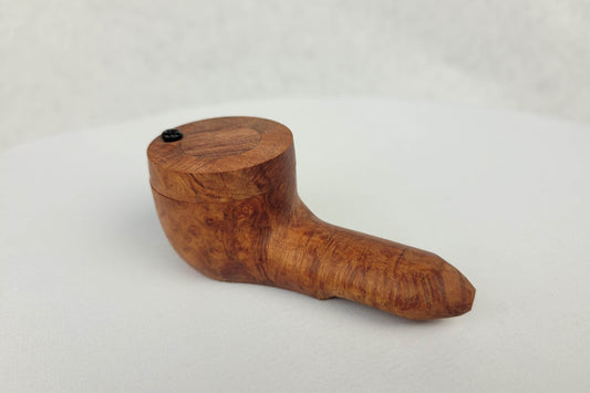 Briarwood Trail Pipe with Bubinga Hardwood Inlayed Cap