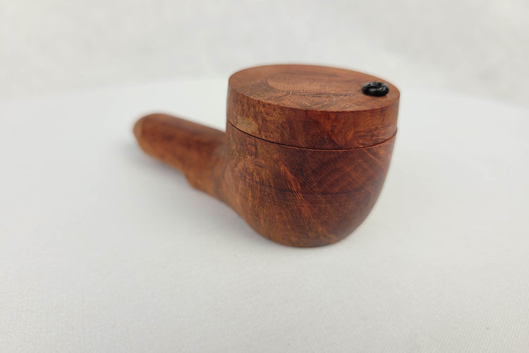 Briarwood Trail Pipe with Bubinga Hardwood Inlayed Cap