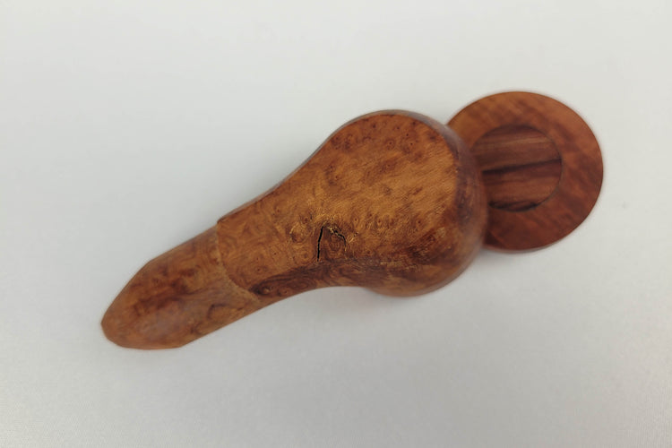 Briarwood Trail Pipe with Bubinga Hardwood Inlayed Cap