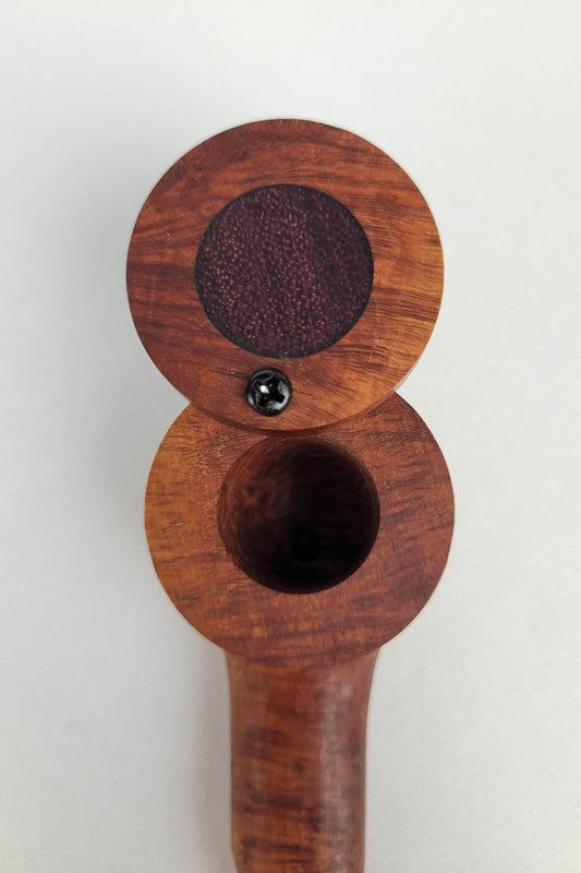 Briarwood Trail Pipe with Purpleheart Inlayed Cap