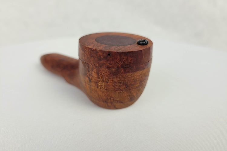 Briarwood Trail Pipe with Purpleheart Inlayed Cap