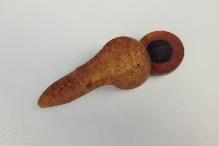 Briarwood Trail Pipe with Purpleheart Inlayed Cap