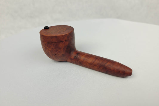 Briarwood Smoking Pipe with Bubinga Inlayed Cap