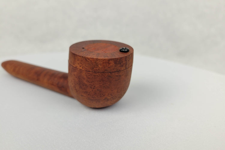 Briarwood Smoking Pipe with Padauk Inlayed Cap