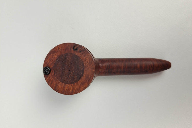 Briarwood Smoking Pipe with Padauk Inlayed Cap