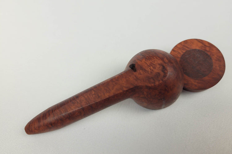 Briarwood Smoking Pipe with Padauk Inlayed Cap