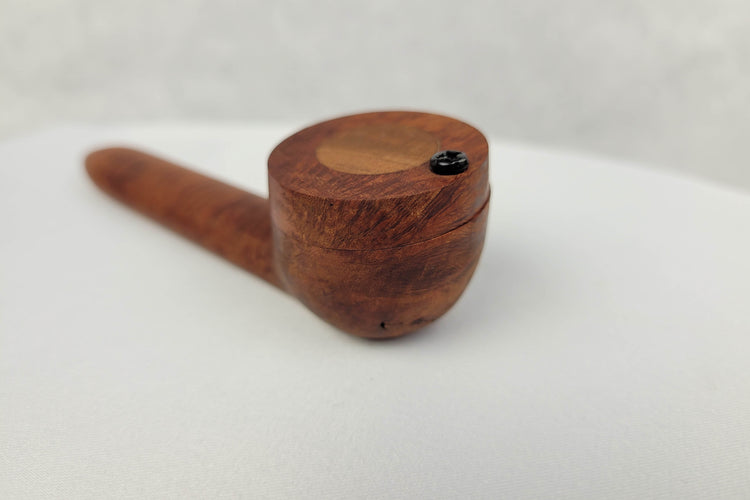 Briarwood Smoking Pipe with Bubinga Inlayed Cap