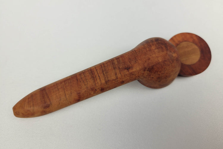 Briarwood Smoking Pipe with Bubinga Inlayed Cap