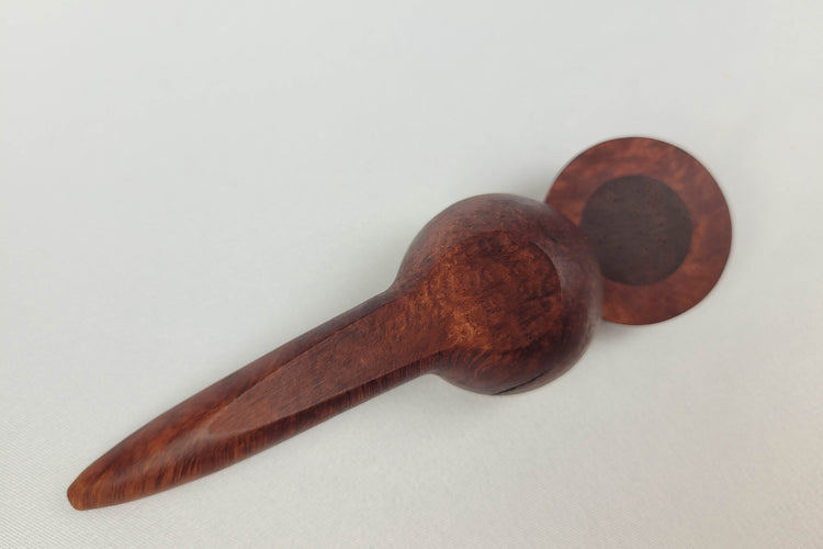 Briarwood Smoking Pipe with Padauk Inlayed Cap