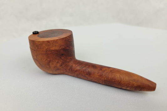 Briarwood Smoking Pipe with Padauk Inlayed Cap