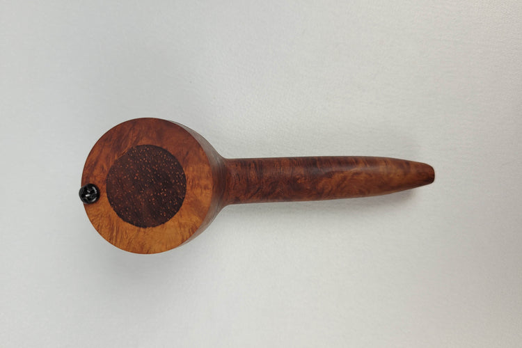 Briarwood Smoking Pipe with Padauk Inlayed Cap