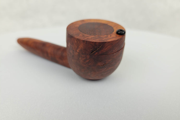 Briarwood Smoking Pipe with Padauk Inlayed Cap