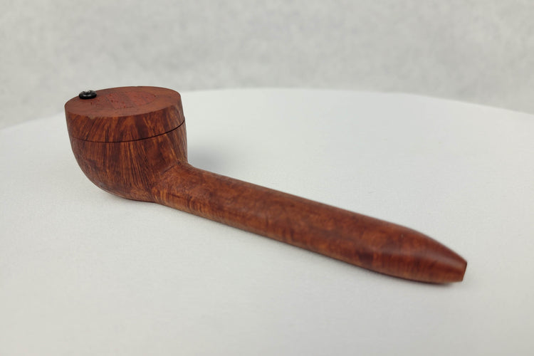 Briarwood Smoking Pipe with Padauk Inlayed Cap