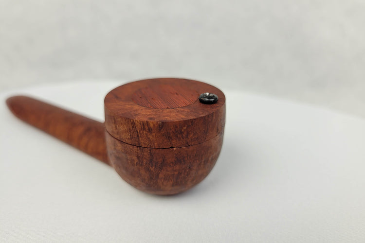 Briarwood Smoking Pipe with Padauk Inlayed Cap