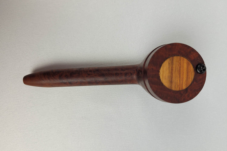 Briarwood Smoking Pipe with Bubinga Inlayed Cap