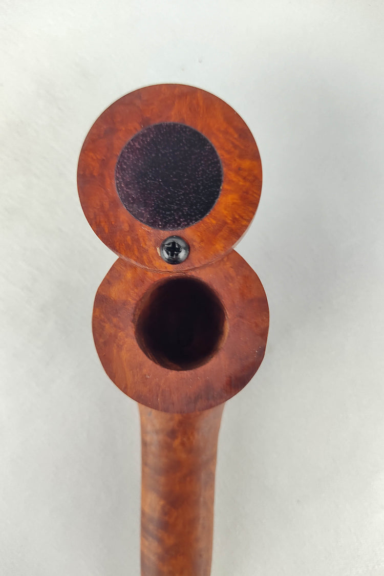 Briarwood Trail Pipe with Purpleheart Inlayed Cap