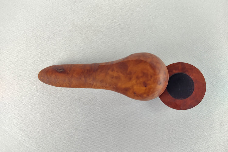 Briarwood Trail Pipe with Purpleheart Inlayed Cap