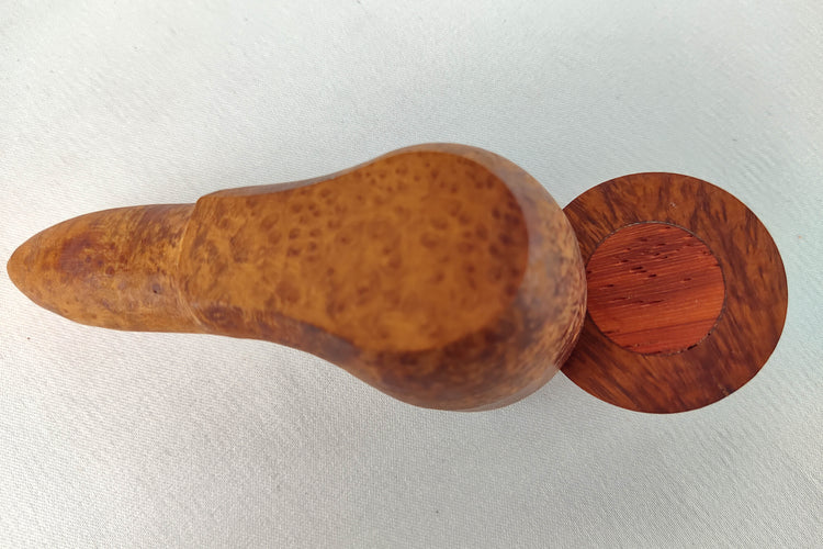 Briarwood Trail Pipe with Padauk Inlayed Cap