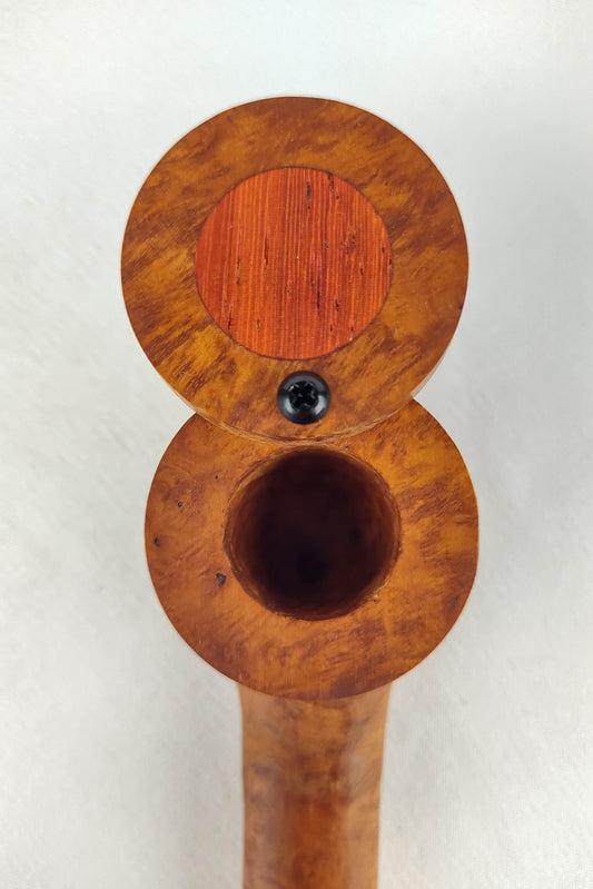 Briarwood Trail Pipe with Padauk Inlayed Cap