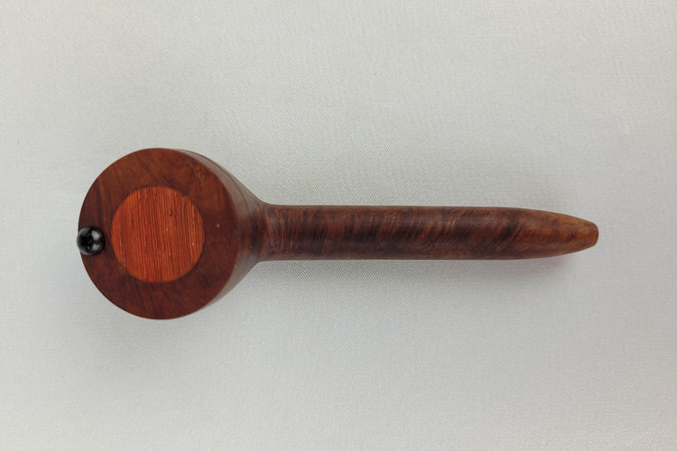 Briarwood Smoking Pipe with Padauk Inlayed Cap