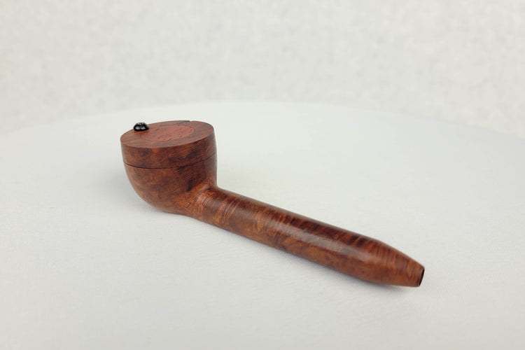 Briarwood Smoking Pipe with Padauk Inlayed Cap