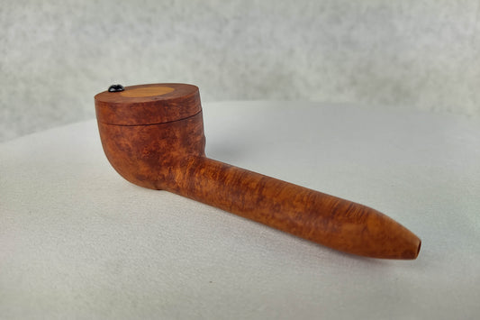 Briarwood Smoking Pipe with Bubinga Inlayed Cap