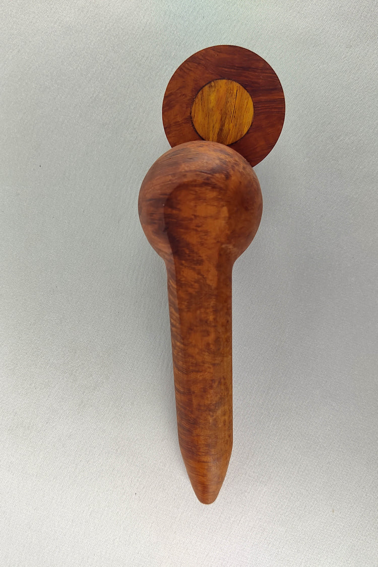 Briarwood Smoking Pipe with Bubinga Inlayed Cap