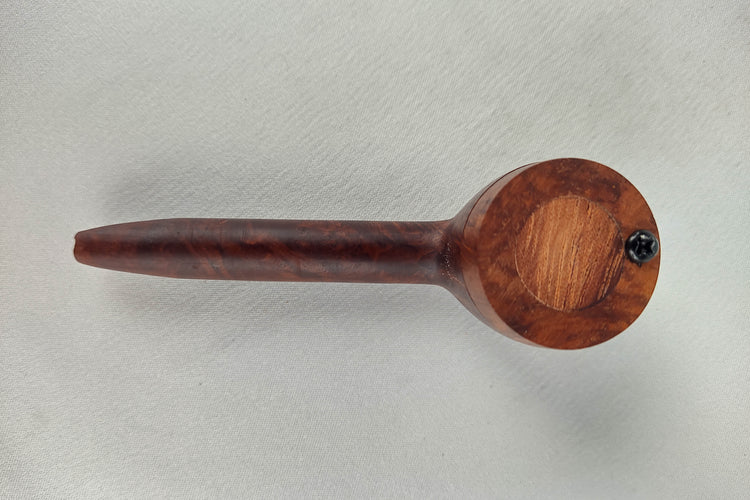 Briarwood Smoking Pipe with Bubinga Inlayed Cap