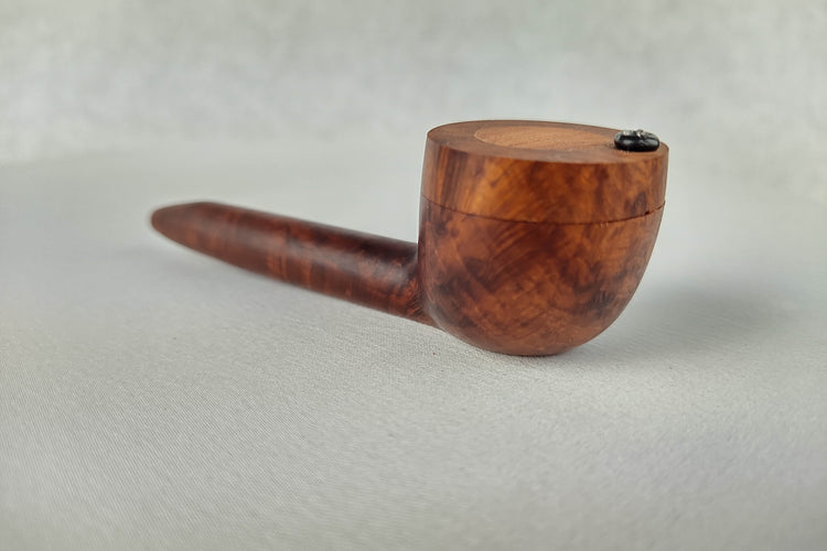 Briarwood Smoking Pipe with Bubinga Inlayed Cap